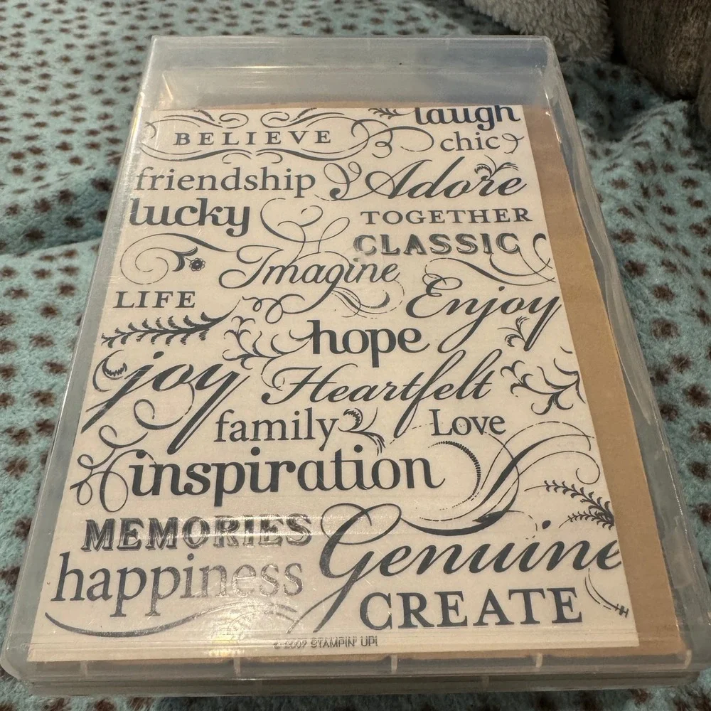 Stampin Up! brand stampin